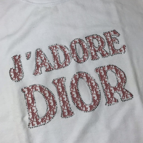 Vintage Monogram Pink J’adore Dior Tank Top - Picture 5 of 7
